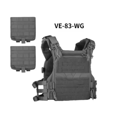 Lichtgewicht West Molle Quick Release Laser Cut Multicam Oxford Stof Tactisch Vest Plaatdrager