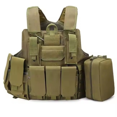 Tactische uitrusting Beschermingscamouflage Schieten Wandelen Oxford Multifunctionele plaatdrager Tactisch vest