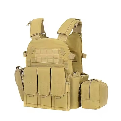 Tactische uitrusting Beschermingscamouflage Schieten Wandelen Oxford Multifunctionele plaatdrager Tactisch vest
