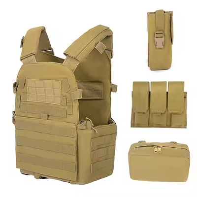 Tactische uitrusting Beschermingscamouflage Schieten Wandelen Oxford Multifunctionele plaatdrager Tactisch vest