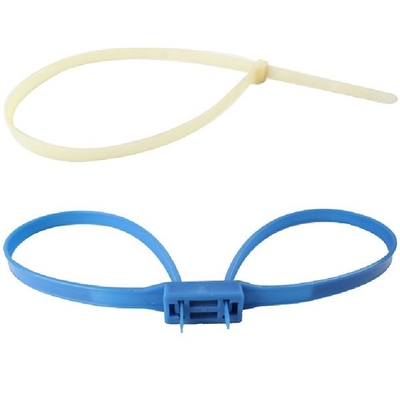 Opnieuw te gebruiken Nylon66-Politie Plastic Handcuff Kabelbanden met Zak