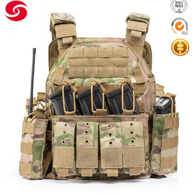 Afneembare schouderband Tactisch gevechtsvest met Molle-systeem en verstelbare taillebanden