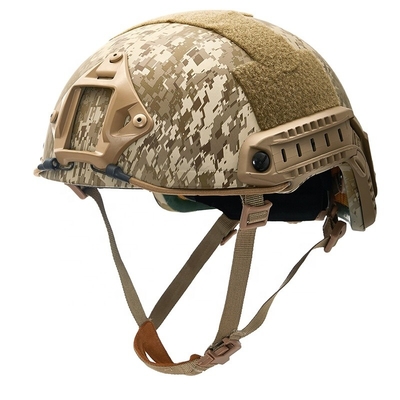 Hoge dichtheid Aramidvezel Kevlar Forest Fire Helmet met Ops-Core Fast System, UHMWPE Shell en Mich Tactical Helmet